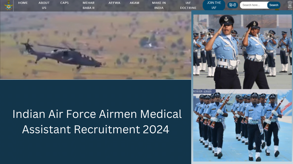 IAF Airmen Medical Assistant Recruitment 2024
