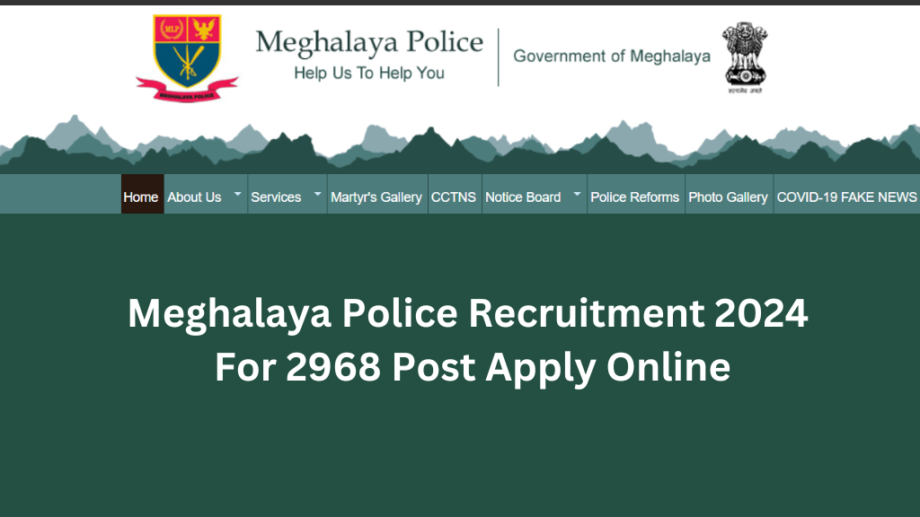 Meghalaya Police Recruitment 2024