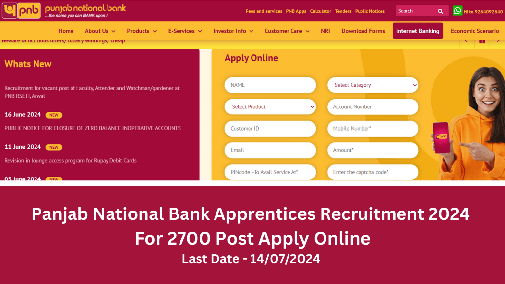 PNB APPRENTICES Recruitment 2024