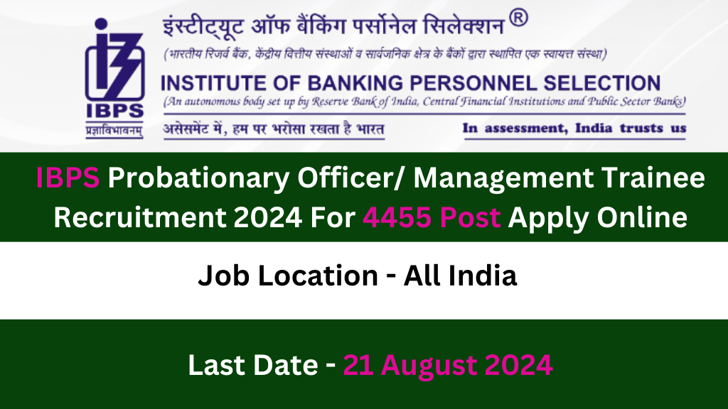 IBPS PO/MT Recruitment 2024
