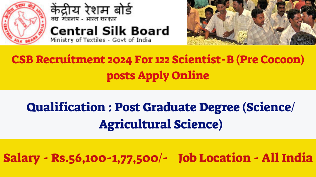 CSB Recruitment 2024 