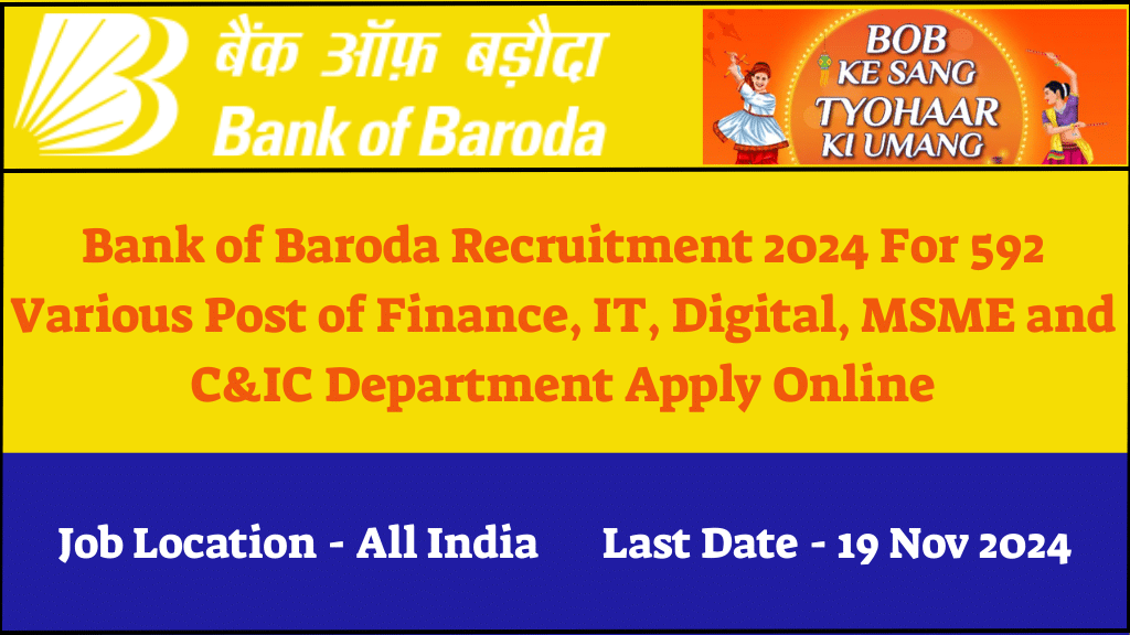 Bank of Baroda Recruitment 2024 