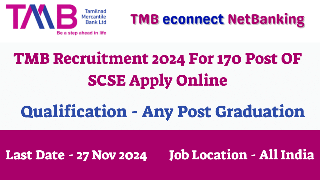 TMB Recruitment 2024 