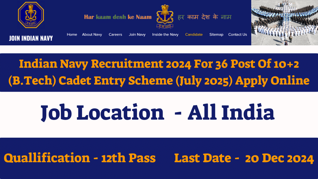 Indian Navy Recruitment 2024