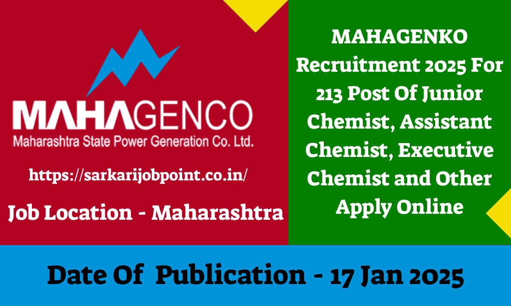 MAHAGENKO Recruitment 2025