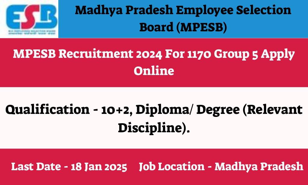 MPESB Recruitment 2024