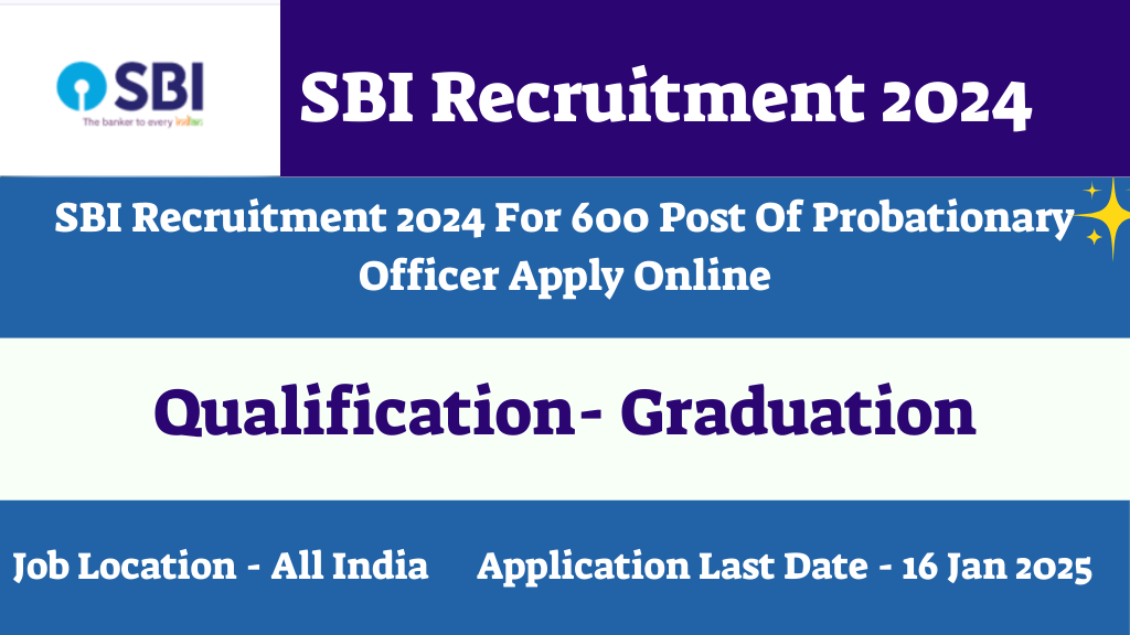SBI Recruitment 2024